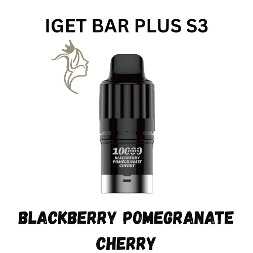 Blackberry Pomegranate Cherry – IGET BAR Plus S3 – Pod Only